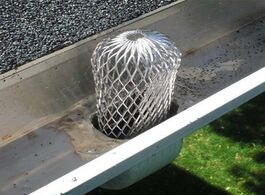 Foto van Woning en bouw roof gutter balloon guard filters plastic downpipe stops leaf drains rainwater discha