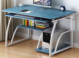Foto van Meubels k star modern computer desk workstation study writing table home office furniture with keybo