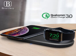 Foto van Telefoon accessoires qi wireless charger pad 2w magnetic watch charging for apple iwatch 5 4 3 2 1 q