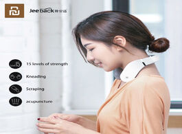 Foto van Schoonheid gezondheid xiaomi jeeback cervical massager g2 tens pulse back neck far infrared heating 