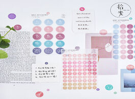 Foto van Kantoor school benodigdheden letter number colour dots journal decorative kawaii japanese stationery