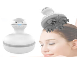 Foto van Schoonheid gezondheid bisd smart head massager vibrating massage for timing control four silicone cl