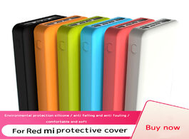 Foto van Telefoon accessoires silicone protector case cover for red mi power bank 20000 mah powerbank dual us