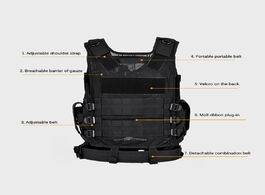 Foto van Beveiliging en bescherming breathable swat tactical vest military combat armor vests security huntin