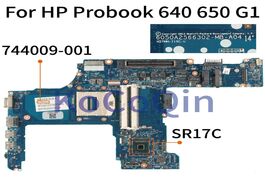 Foto van Computer kocoqin 744009 001 601 laptop motherboard for hp probook 640 650 g1 sr17c mainboard 6050a25