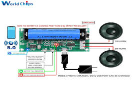 Foto van Elektronica componenten mini pam8403 bluetooth 5.0 amplifier board dc5v 3w 2.0 channel audio amp wit