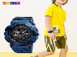 Foto van Horloge skmei 1689 military children electronic wristwatch stopwatch date alarm kids sport watches 5