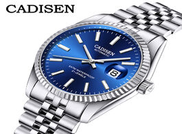 Foto van Horloge cadisen men mechanical watch top brand luxury automatic business stainless steel waterproof 