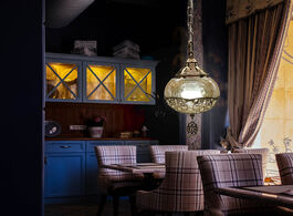 Foto van Lampen verlichting artpad retro pendant lamp vintage turkey romantic olive luminaria pendente modern