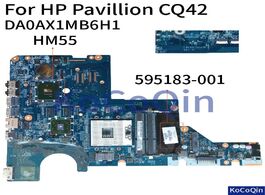Foto van Computer kocoqin laptop motherboard for hp cq42 g42 g62 cq62 mainboard 595183 001 daoax1mb6h1