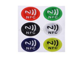 Foto van Beveiliging en bescherming 6pcs waterproof pet material nfc stickers smart adhesive ntag213 tags for