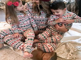 Foto van Baby peuter benodigdheden mugoyrt 2020 new xmas kids adult matching christmas pajamas set striped el