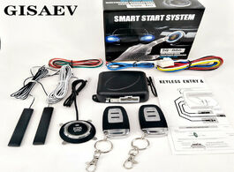 Foto van Auto motor accessoires gisaev universal automatic keyless entry system car start and stop buttons ke