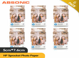 Foto van Computer absonic 6 box 120 sheets for hp sprocket photo paper 2x3 mini photographic pocket printer z