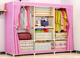 Foto van Meubels diy non woven fold portable storage furniture when the quarter wardrobe cabinet bedroom orga