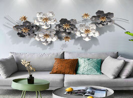 Foto van Huis inrichting the flowers wall decorations metal art decoration living room background decorative 