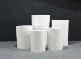 Foto van Huis inrichting new products round cylinder pedestal display art decor plinths pillars for diy weddi