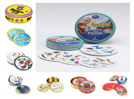 Foto van Speelgoed new frozen hp spot it and dobble card game table board for dobbles kids cards go camping m