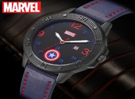 Foto van Horloge marvel avengers captain america boy super hero dream best gift calendar luminous hands water