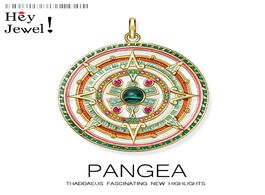 Foto van Sieraden pendants golden mythical aztec amulet 2020 new jewelry vintage 925 sterling silver accessor