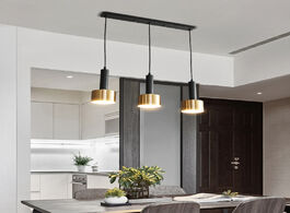 Foto van Lampen verlichting modern led pendant light nordic restaurant chandeliers 3 heads creative designer 