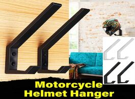Foto van Huis inrichting 2 pcs abs hook rack motorcycle helmet holder jacket hanger home luggage multipurpose