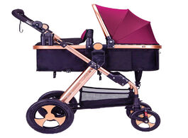 Foto van Baby peuter benodigdheden luxury 3 in 1 stroller high landscape carrier big space for 0 36 months ca