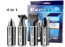 Foto van Huishoudelijke apparaten 4 in 1 professionele elektrische oplaadbare neus en oorhaar trimmer scheera