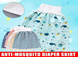 Foto van Sport en spel comfy childrens diaper skirt shorts 2 in 1 waterproof leak proof washable baby kid pan