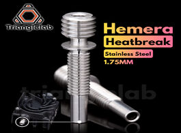 Foto van Computer trianglelab stainless steel hemera heatbreak heat break for e3d extruder 1.75mm
