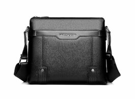 Foto van Tassen men tote bags pu leather famous brand new fashion messenger bag with clutch male cross body s