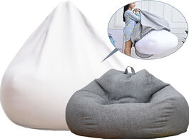 Foto van Meubels puff sofa lazy bean bag inner cover without filler lining stuffed storage toy chair beanbags