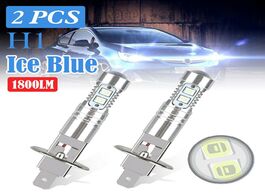 Foto van Auto motor accessoires h1 led headlight bulbs 1800lm 8000k ice blue super bright car headlights lamp