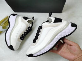 Foto van Schoenen women sport sneakers ladies white chunky female luxury brand platform shoes high quality fa