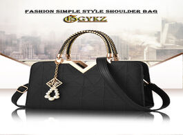 Foto van Tassen gykz brand designer shoulder bag for women s fashion handbags 2020 new woman unusual pu shell