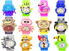 Foto van Horloge 16 new styles animals children watch kid baby learn time toy fox cat mouse monkey spider bir