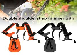 Foto van Gereedschap double shoulder strap trimmer durable nylon for shrub cutters or garden mowers stihl fs 