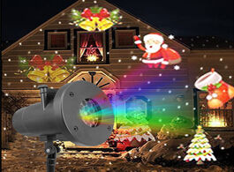 Foto van Lampen verlichting party christmas decoration lights outdoor led laser snowflake projector 12 film c