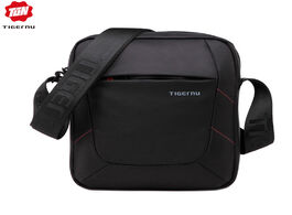 Foto van Tassen tigernu brand shoulder bag for men male messenger 10 inch black bags crossbody small handbag 