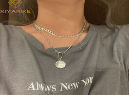 Foto van Sieraden xiyanike 925 sterling silver trendy necklace for women couples vintage simple good luck rou