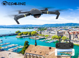 Foto van Speelgoed eachine e58 rc quadcopter mini drone wifi fpv profesional with 720p 1080p wide angle hd ca