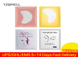 Foto van Schoonheid gezondheid 1000pcs lot wholesale eyelash patches for lash extension under eye gel pads ma