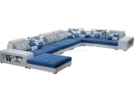 Foto van Meubels high quality living room sofa set home furniture modern design cotton frame soft sponge u sh