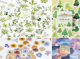 Foto van Kantoor school benodigdheden 45 pieces box gardenia flower stickers self adhesive various sticker ma