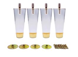 Foto van Meubels 4pcs acrylic furniture legs replacement sofa feet for couch table cabinet bed and tv stand