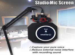 Foto van Elektronica alctron pf8 simple studio mic screen acoustic filter desktop recording microphone noise 
