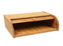 Foto van Huis inrichting bamboo roll bread box eco friendly cooking baking food storage assembly case require