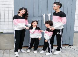 Foto van Baby peuter benodigdheden 2019 autumn matching outfits son and mum clothing cotton long sleeve pink 