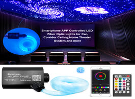 Foto van Lampen verlichting optic fiber smart app remote control lights rgbw starry sky effect ceiling light 