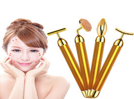 Foto van Schoonheid gezondheid 24k gold energy beauty bar 4 in 1 face vibration massager facial anti aging sk